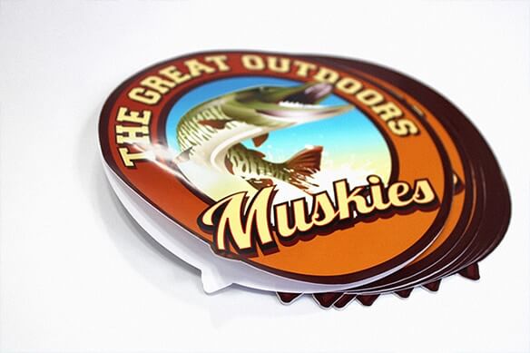 Waterproof bespoke stickers