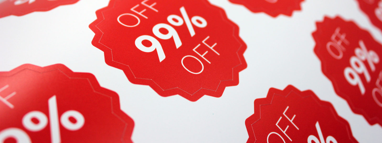custom discount labels for products