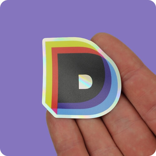 holographic sticker printing